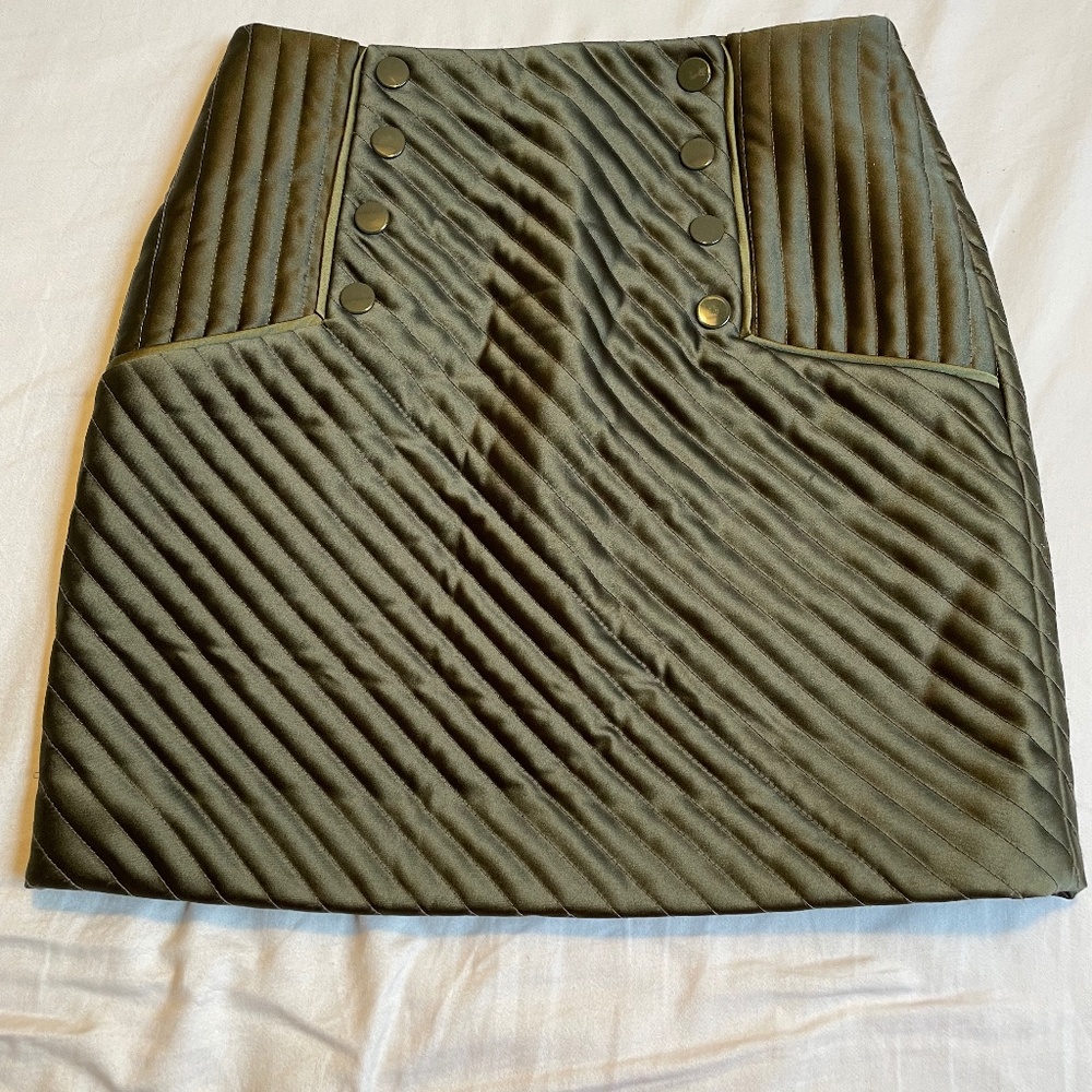 Quilted Sandro mini skirt